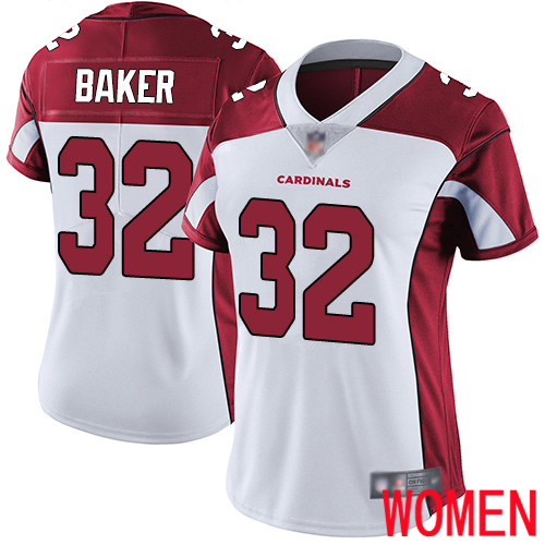 Arizona Cardinals Limited White Women Budda Baker Road Jersey NFL Football #32 Vapor Untouchable